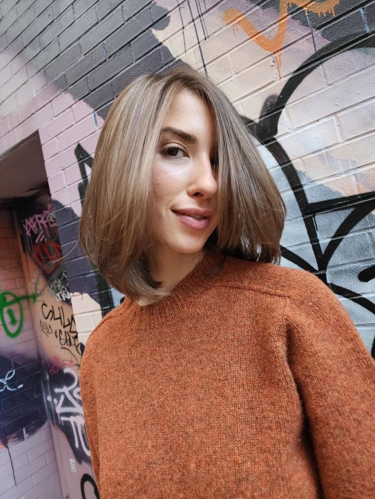 Shoulder-length bob cut by a YGallery hairstylist